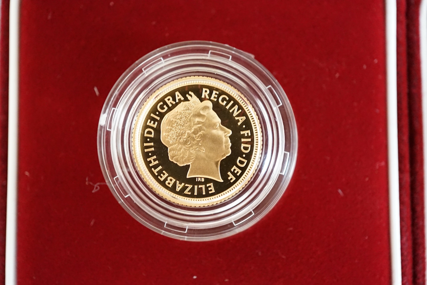 Two cased gold proof half sovereigns, 2000.